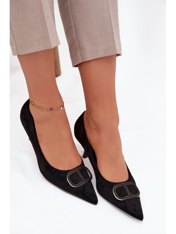 Women's Heels With Decorative Detail Black Amelora