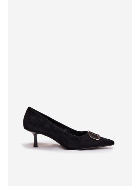 Women's Heels With Decorative Detail Black Amelora