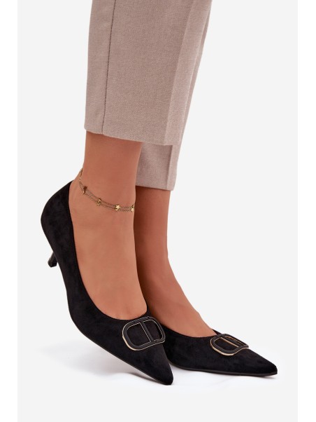 Women's Heels With Decorative Detail Black Amelora