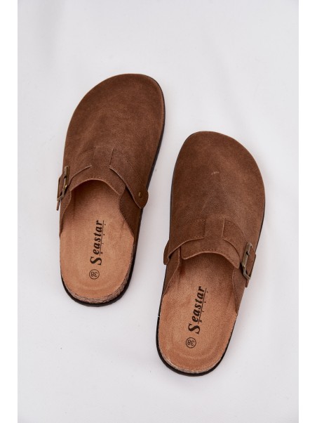 Women's slippers and platform slides with buckle Selio