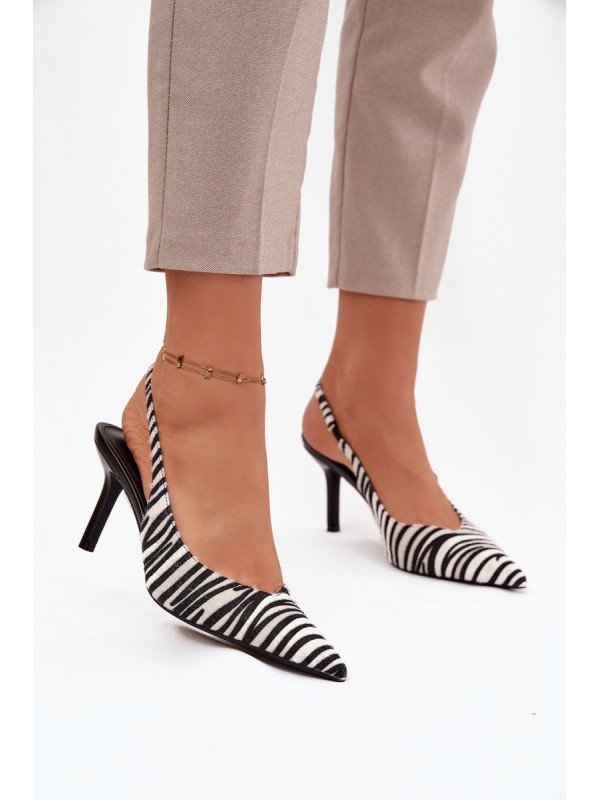 High heel shoes Zebra Phelia