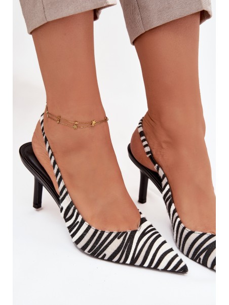 High heel shoes Zebra Phelia