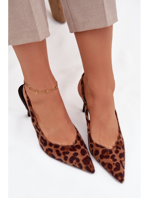 Aukštakulniai bateliai su aukštakulniu Panterka Phelia