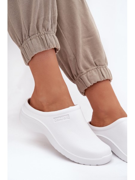 Foam slippers women's white Parissa