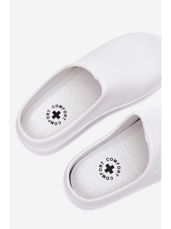 Foam slippers women's white Parissa