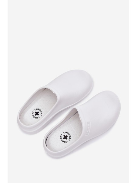 Foam slippers women's white Parissa