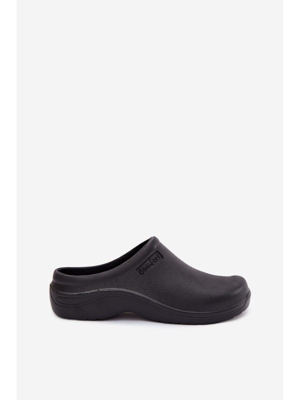Foam slippers women's black Parissa