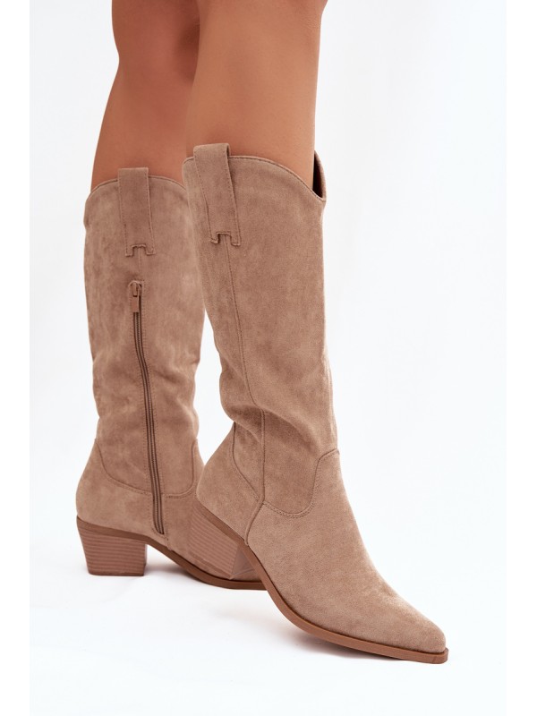 Cowgirl Boots Ladies Khaki Jazelle 2