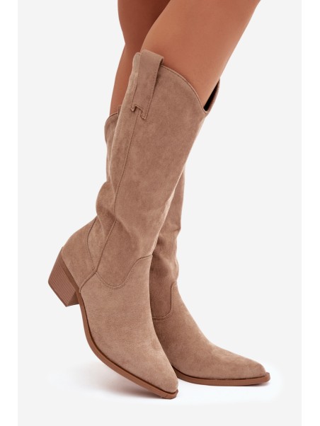 Cowgirl Boots Ladies Khaki Jazelle