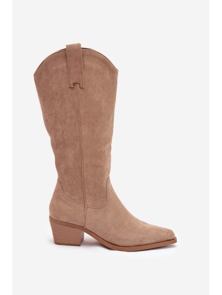 Cowgirl Boots Ladies Khaki Jazelle