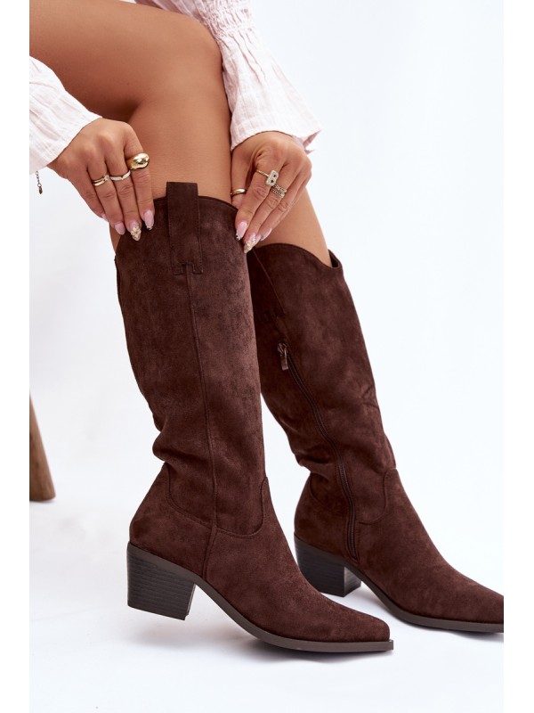 Cowboy Boots Women's Chocolate Jazelle