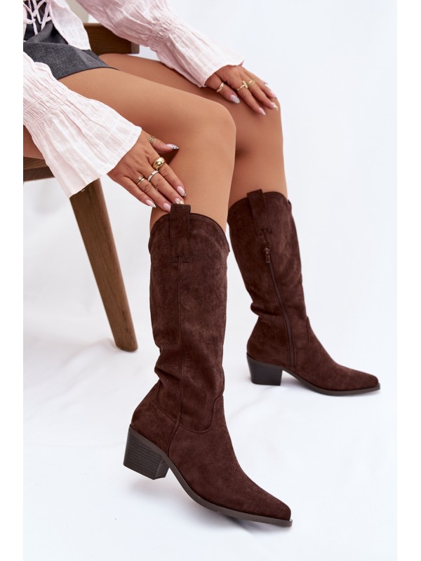 Cowboy Boots Women's Chocolate Jazelle 2
