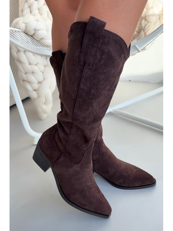 Cowboy Boots Women's Chocolate Jazelle