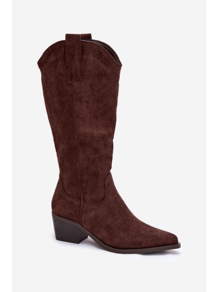 Cowboy Boots Women's Chocolate Jazelle