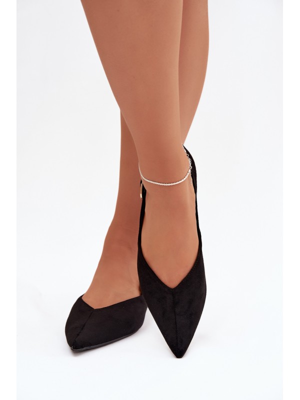 Women's Ballerinas With Buckle Black Tanelia