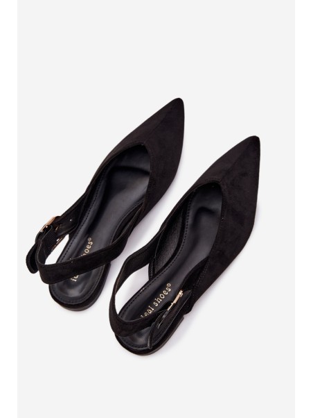 Women's Ballerinas With Buckle Black Tanelia