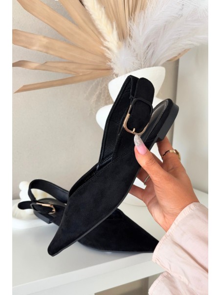 Women's Ballerinas With Buckle Black Tanelia