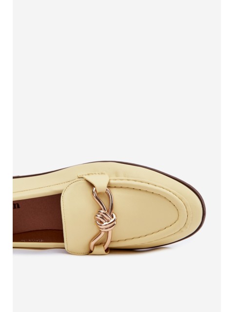 Women's Loafers with Decorative Detail Yellow Rosynne 2