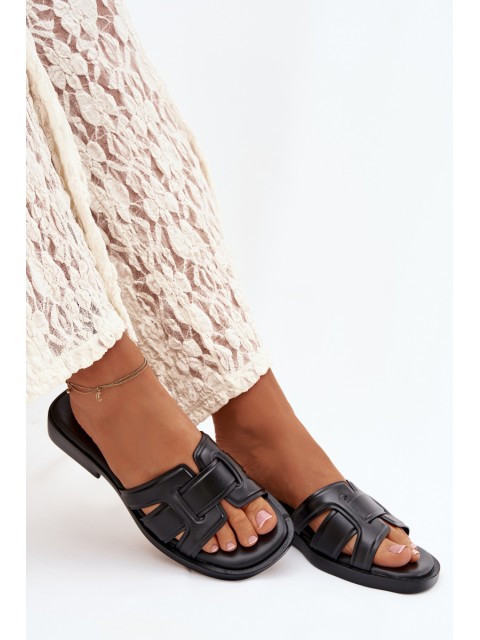 Women's Flats on Low Heel Black Lorania