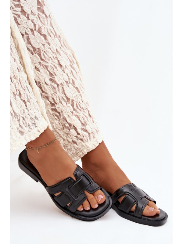 Women's Flats on Low Heel Black Lorania