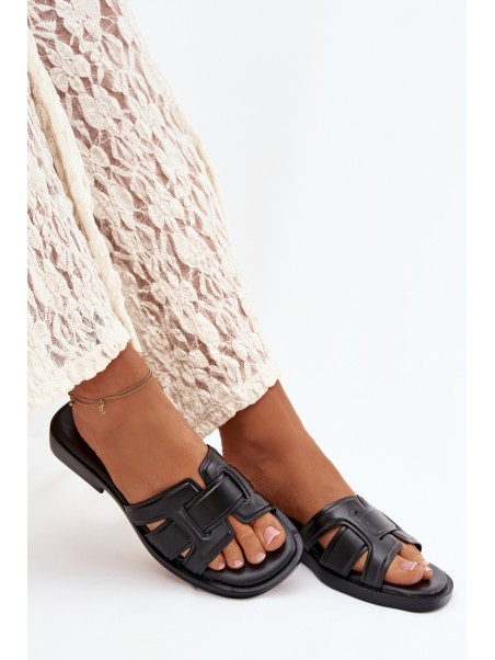 Women's Flats on Low Heel Black Lorania