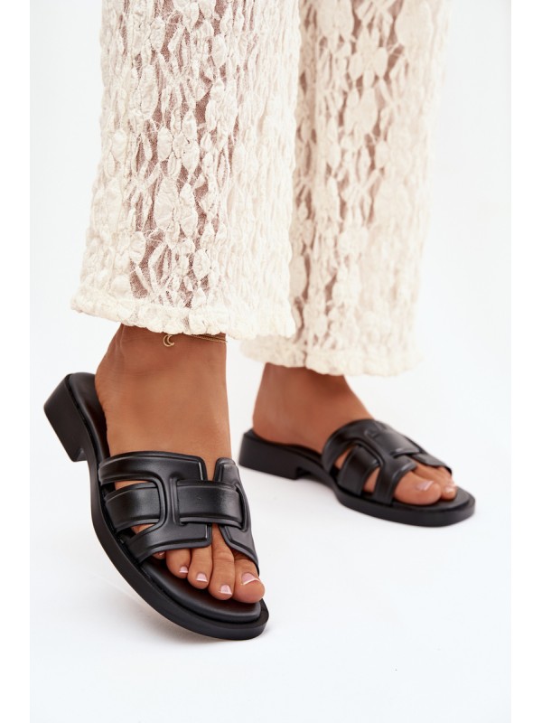 Women's Flats on Low Heel Black Lorania