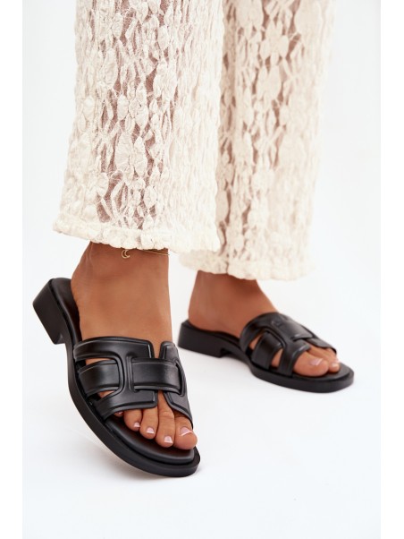 Women's Flats on Low Heel Black Lorania