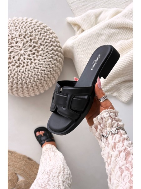 Women's Flats on Low Heel Black Lorania