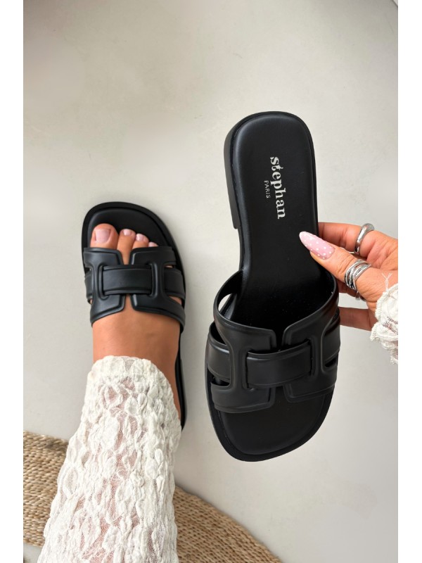 Women's Flats on Low Heel Black Lorania