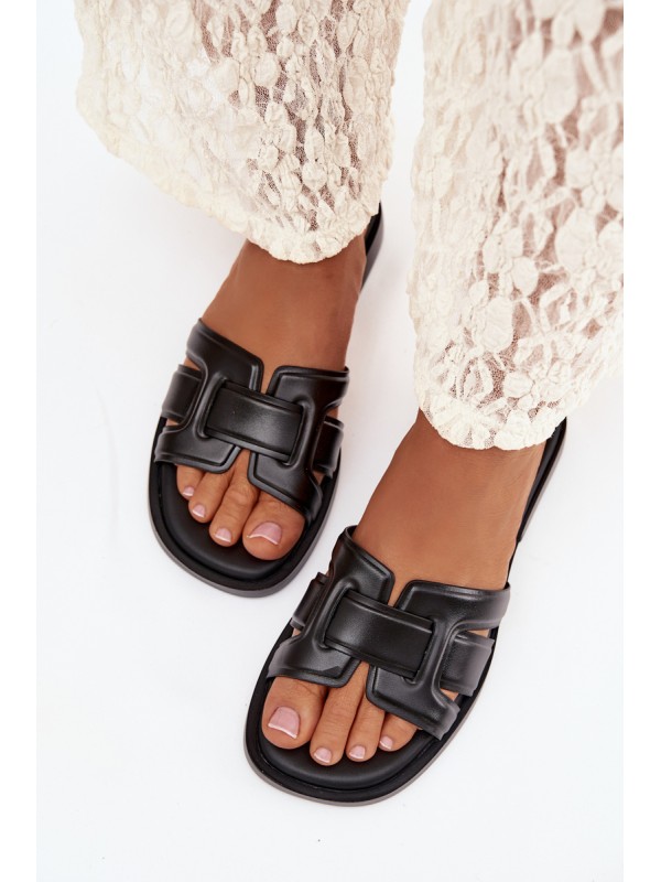 Women's Flats on Low Heel Black Lorania