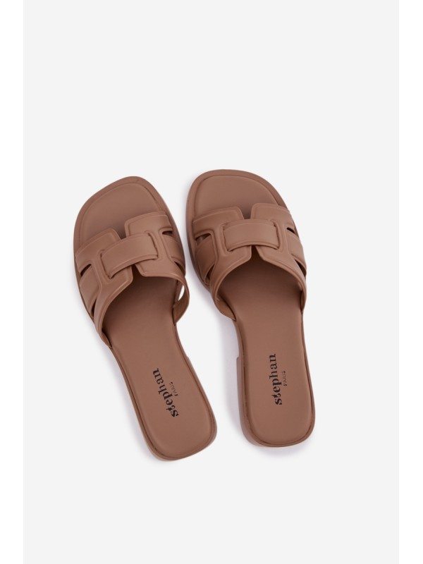 Women's Flat Sandals Dark Beige Lorania