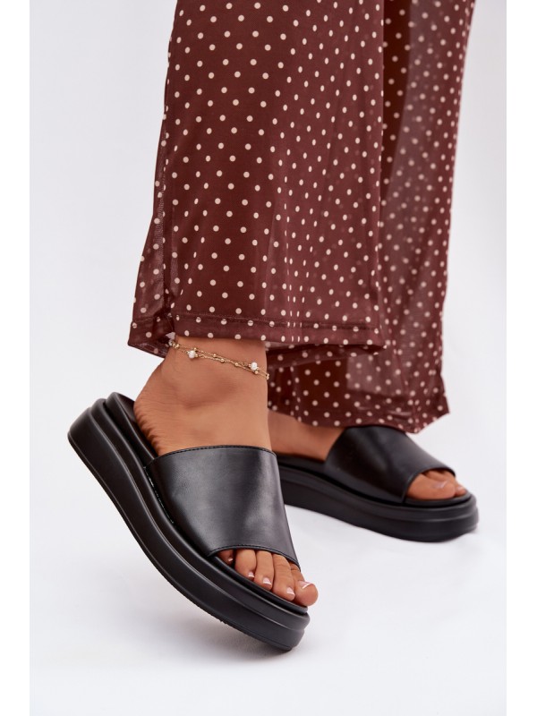 Women's Platform Sandals Black Tanelisse