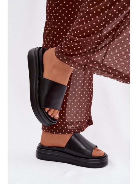 Women's Platform Sandals Black Tanelisse