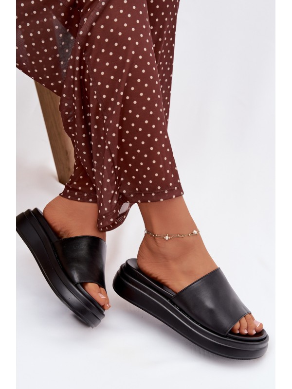 Women's Platform Sandals Black Tanelisse