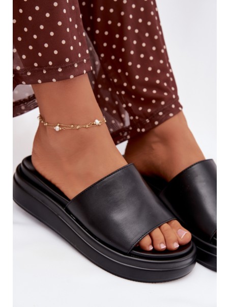 Women's Platform Sandals Black Tanelisse