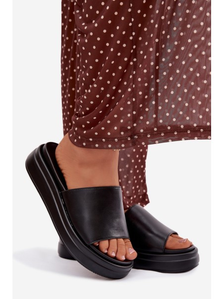 Women's Platform Sandals Black Tanelisse