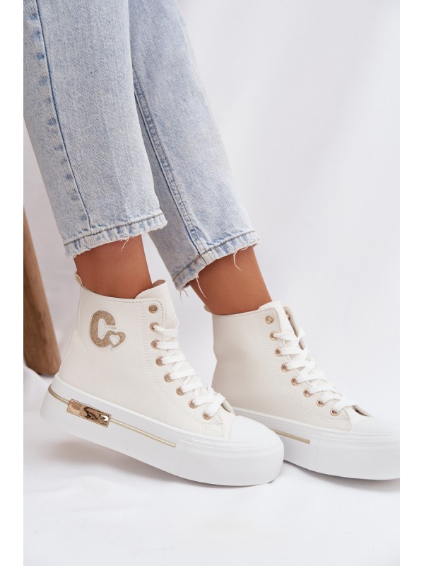 Women's Platform Sneakers White Meloria