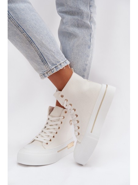 Women's Platform Sneakers White Meloria