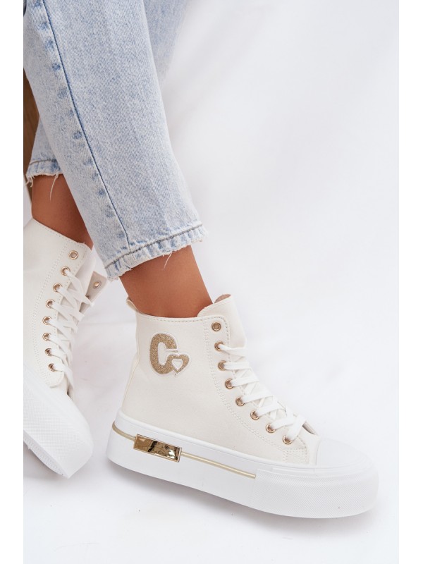 Women's Platform Sneakers White Meloria