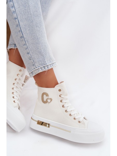 Women's Platform Sneakers White Meloria