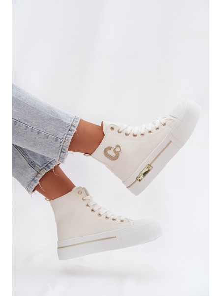 Women's Platform Sneakers White Meloria