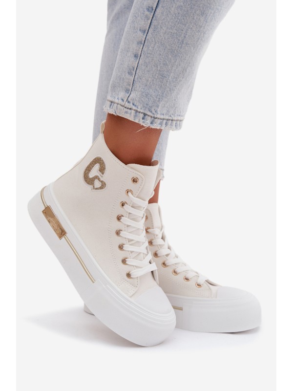 Women's Platform Sneakers White Meloria