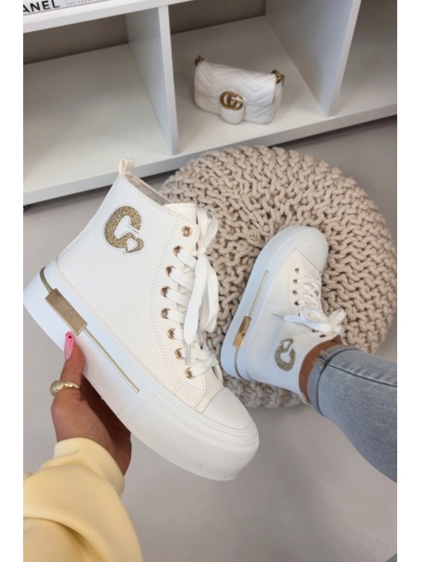 Women's Platform Sneakers White Meloria