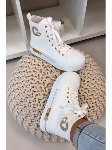 Women's Platform Sneakers White Meloria
