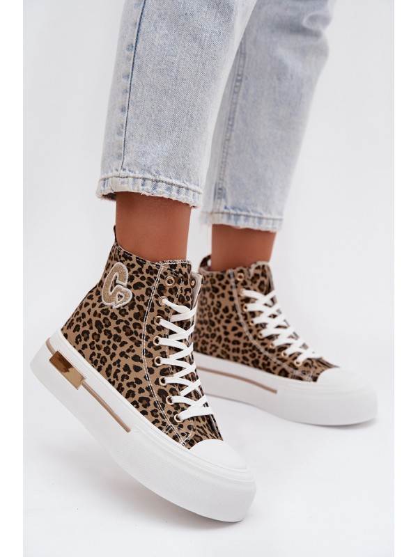 Women's Platform Sneakers Leopard Print Meloria 2