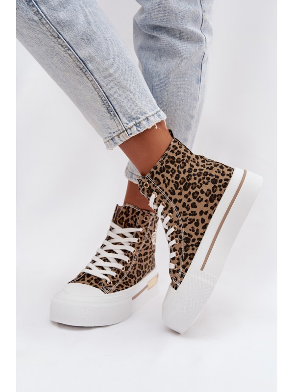 Women's Platform Sneakers Leopard Print Meloria