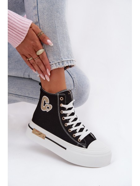 Women s Platform Sneakers Black Meloria