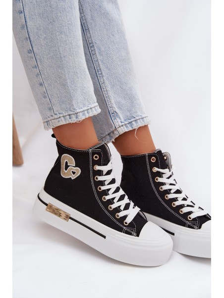 Women s Platform Sneakers Black Meloria