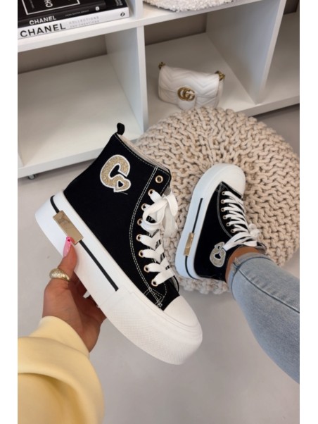 Women s Platform Sneakers Black Meloria