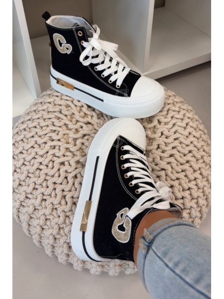 Women s Platform Sneakers Black Meloria